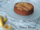 Gâteau à la banane & cacahuète - Banana & peanut cake