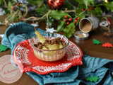 Mousse au marron ~ Poire pochée aux épices de Noël