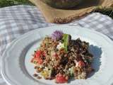 Salade de lentillons de champagne - Champagne's lentils salad