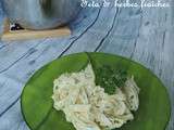 Tagliatelles a la feta et aux herbes - Feta & fresh herbs tagliatelles