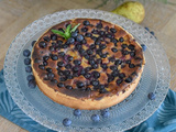 Tarte myrtille & poire ~ frangipane