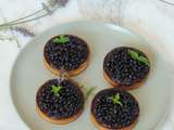 Tartelettes gourmandes ~ Panna cotta myrtille