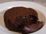 Coulant au chocolat vegan sans gluten