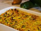 Flan courgettes champignons et cumin