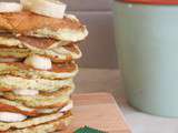 Pancakes banane matcha