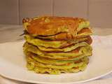 Pancakes matcha chocolat blanc