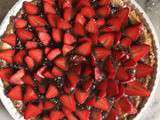 Tarte fraises chocolat