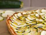 Tarte légère courgettes et chèvre