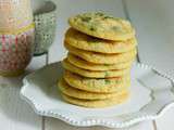 Cookies aux pistaches et éclats de chocolat blanc