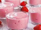 Crème de fraise, riche en protéines sans sucre ajouté