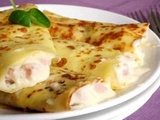 Crêpes au jambon et béchamel