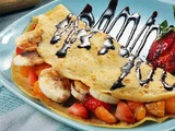 Crêpes aux fruits frais