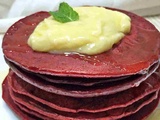 Crêpes velours rouge