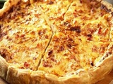 Délicieuse quiche aux quatre fromages à partager