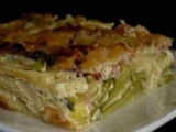 Flan de courgettes au jambon