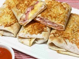 Flautas au jambon et au fromage