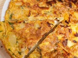 Frittata aux pommes de terre et aux oignons