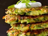 Galettes de courgettes râpées recette allégée