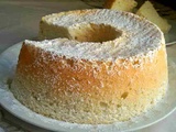 Gâteau des anges ou angel food cake