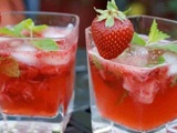 Mojito à la Fraise et au Rhum Blanc