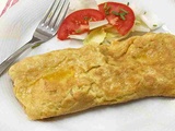 Omelette aux chips de pomme de terre