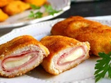 Poitrines farcies au jambon et fromage (cordon bleu) recette facile