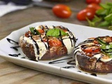 Portobellos farcis au caprese