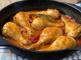 Poulet Chilindrón. Recette traditionnelle