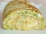 Rouleau de tortillas de courgettes