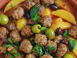 Tajine boulettes (kefta) aux légumes