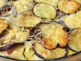 Tarte aux aubergines et courgettes