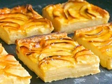 Tarte aux pommes et à la crème TRÈS facile