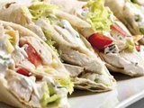 Wraps au poulet pour un sandwich classique