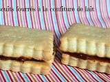 Biscuits fourrés à la confiture de lait