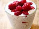 Chia pudding coco - framboise