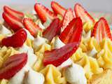 Fantastik citron - fraise et chantilly vanille au mascarpone