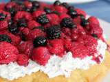 Gâteau fruits rouges et mascarpone