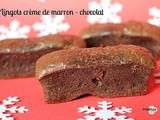 Lingots crème de marron-chocolat