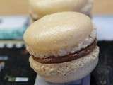 Macarons ganache chantilly au chocolat