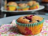 Muffins aux fruits rouges