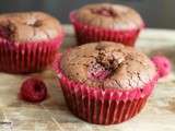 Muffins chocolat – framboise de Christophe Felder