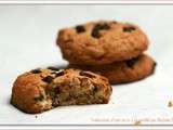 Cookies aux noisettes, chocolat, et crêpes dentelles