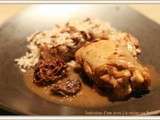 Poulet ou Chapon aux morilles, recette de Trish Deseine