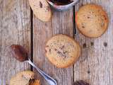 Biscuits moelleux à la crème de marron et pépites de chocolat