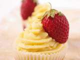 Cupcakes aux fraises