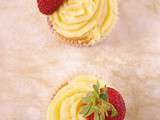 Cupcakes aux fraises