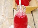 Limonade maison aux framboises