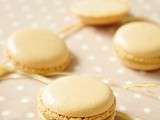 Macarons à la vanille et chocolat blanc