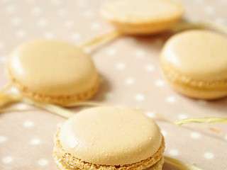 Macarons à la vanille et chocolat blanc