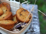 Muffins au chocolat blanc et aux pépites de chocolat noir